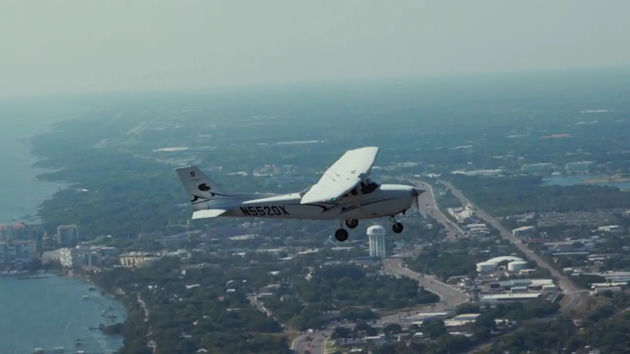 International student pilots training at USATS Florida